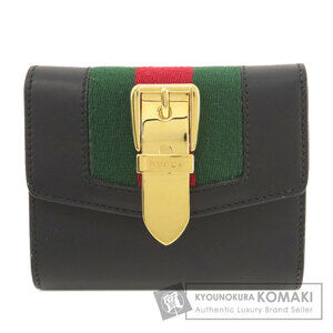 Gucci Sherry Line Bifold Wallet Leather
